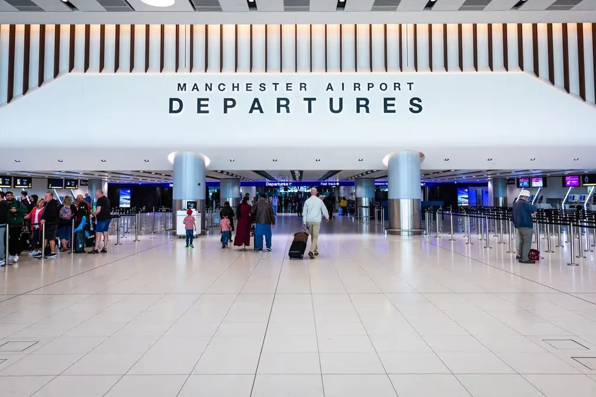 Manchester Airport Terminal 2 departures — Ridecore Travel fixed-price transfers from Leeds